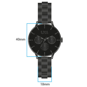 PEMBREY GREY BRACELET CHRONOGRAPH WATCH