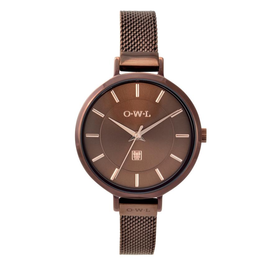 LEDBURY CHOCOLATE MESH WATCH - OWL watches